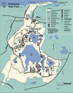 nickerson state park trail map